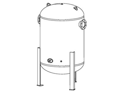 The John Wood Company ASME Baffled Chilled Water Buffer Tank